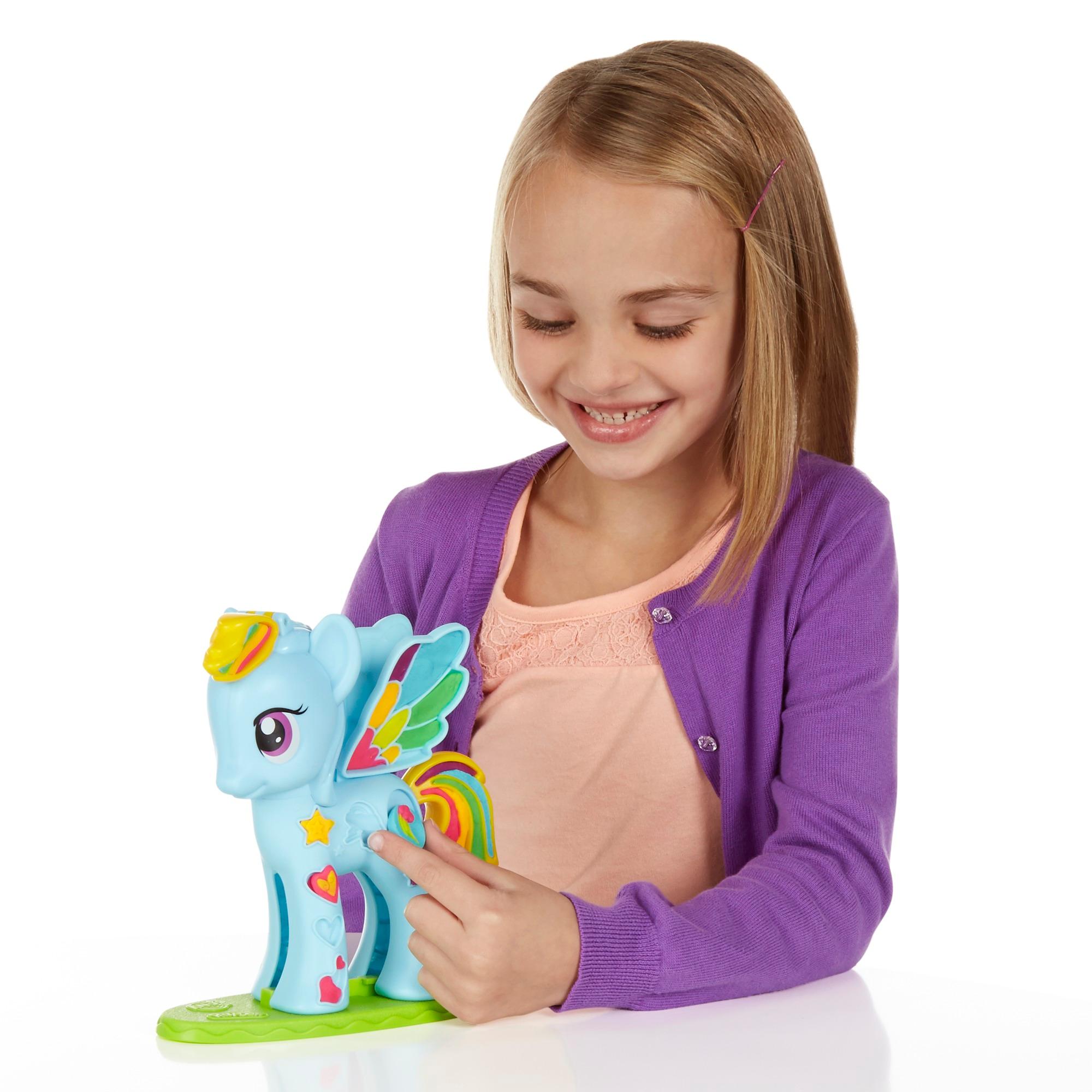 PlayDoh My Little Pony Rainbow Dash Style Salon Playset