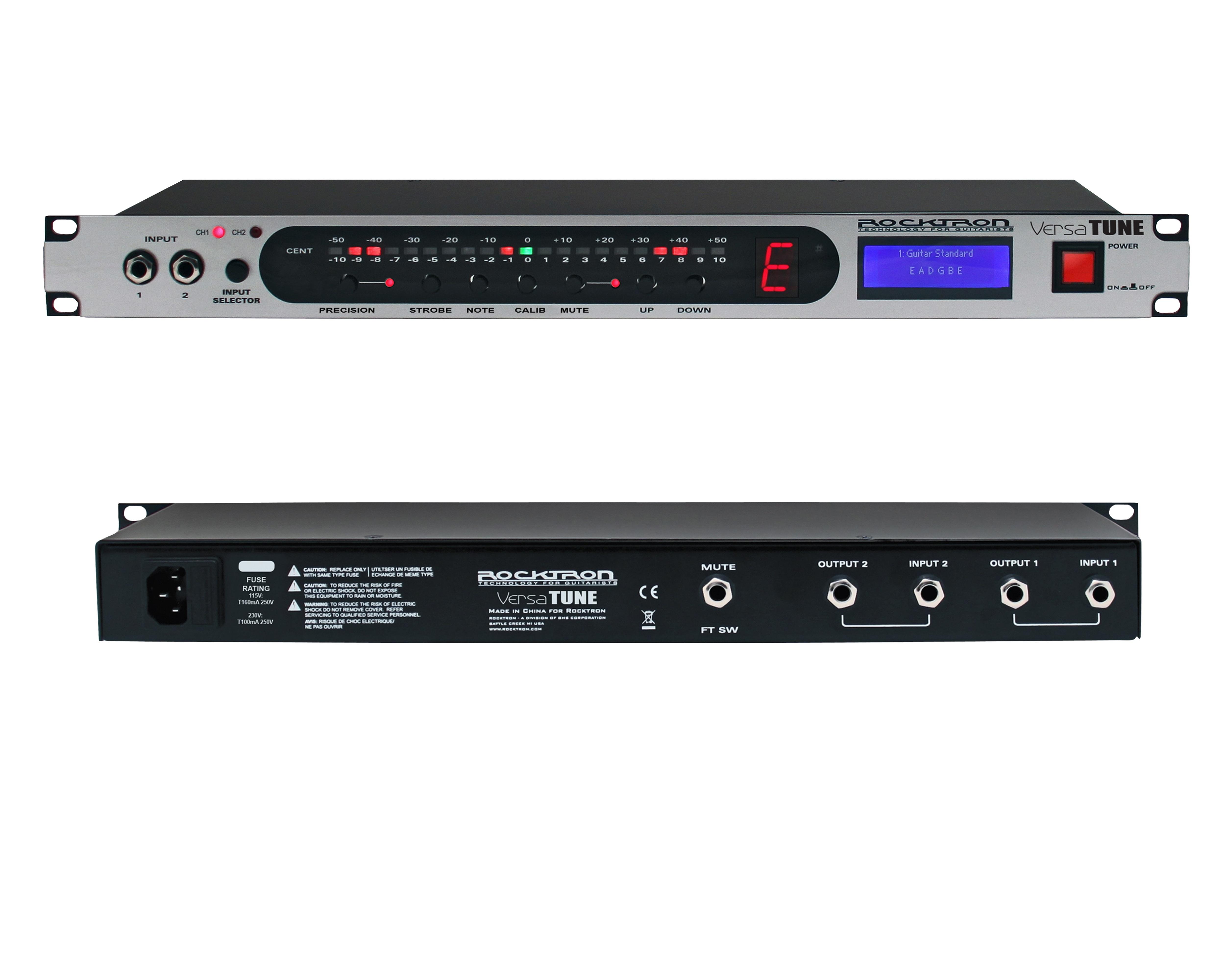 Rocktron VersaTune Rack Tuner Musical Instruments