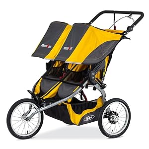 bob ironman stroller yellow