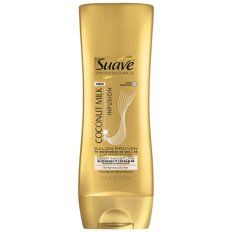 Suave Professionals Deep Moisture Conditioner, Coconut Milk Infusion 12.6 oz Beauty