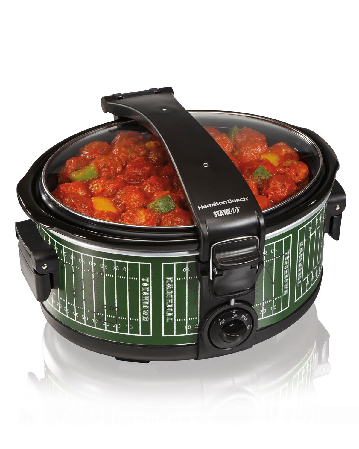 Hamilton Beach 33462 Stay or Go Portable Slow Cooker, 6