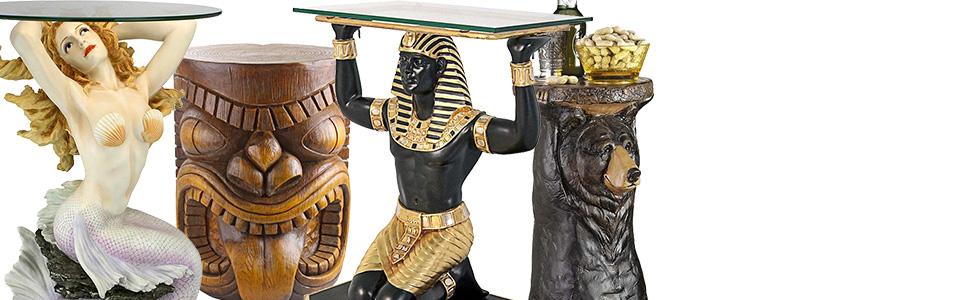 design toscano tables, unique furniture, historical furniture