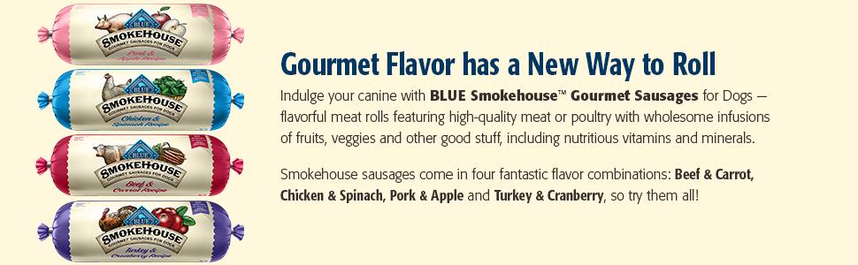 blue buffalo blue smokehouse gourmet sausages