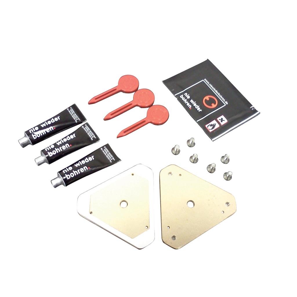 Drive Medical No Drill Grab Bar Replacement Kit, White