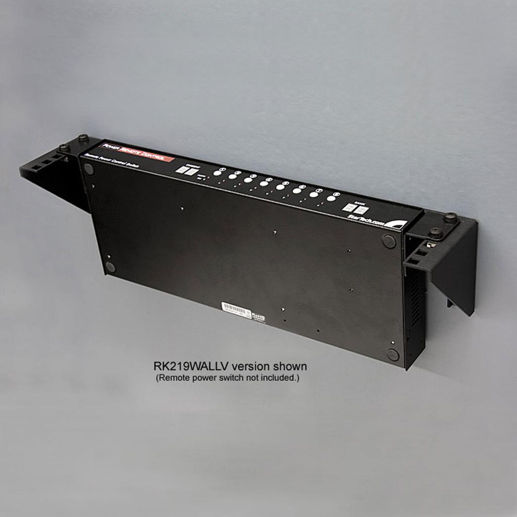 4U 19in Steel Vertical Wall Mount Equipment Rack Bracket Electronics