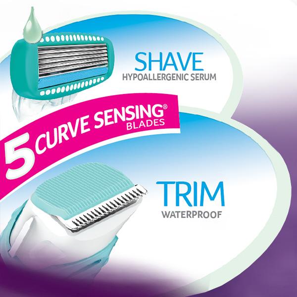 Schick Hydro Silk TrimStyle Moisturizing Razor for Women