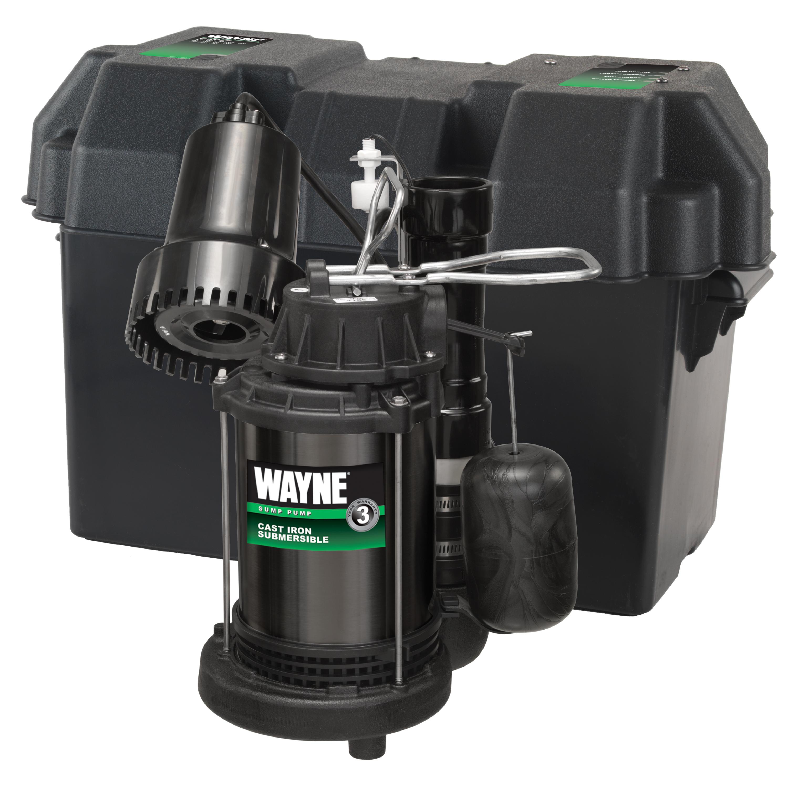WAYNE WSS20V PreAssembled 120 V/12V 1/3 HP Primary and Battery Backup