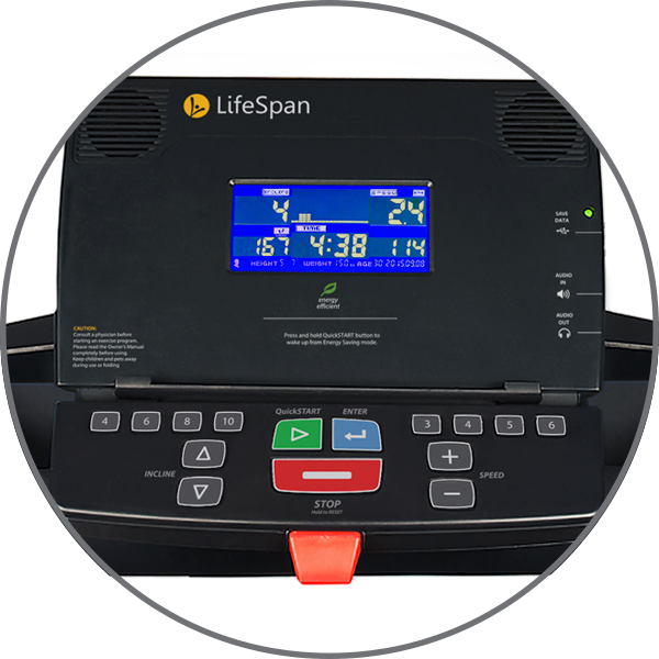 LifeSpan TR1200i Folding Treadmill Exercise Treadmills