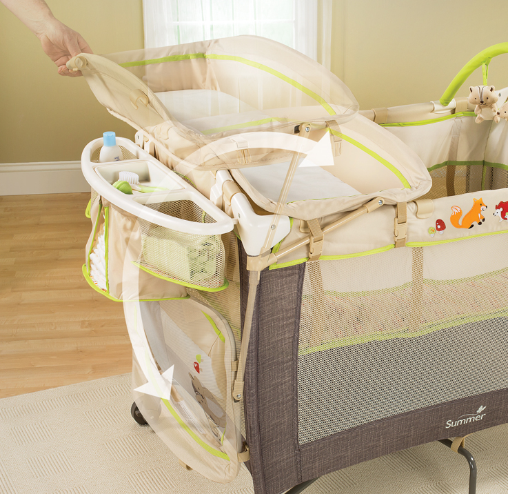 Summer Infant Grow with Me Playard and Changer, Fox and