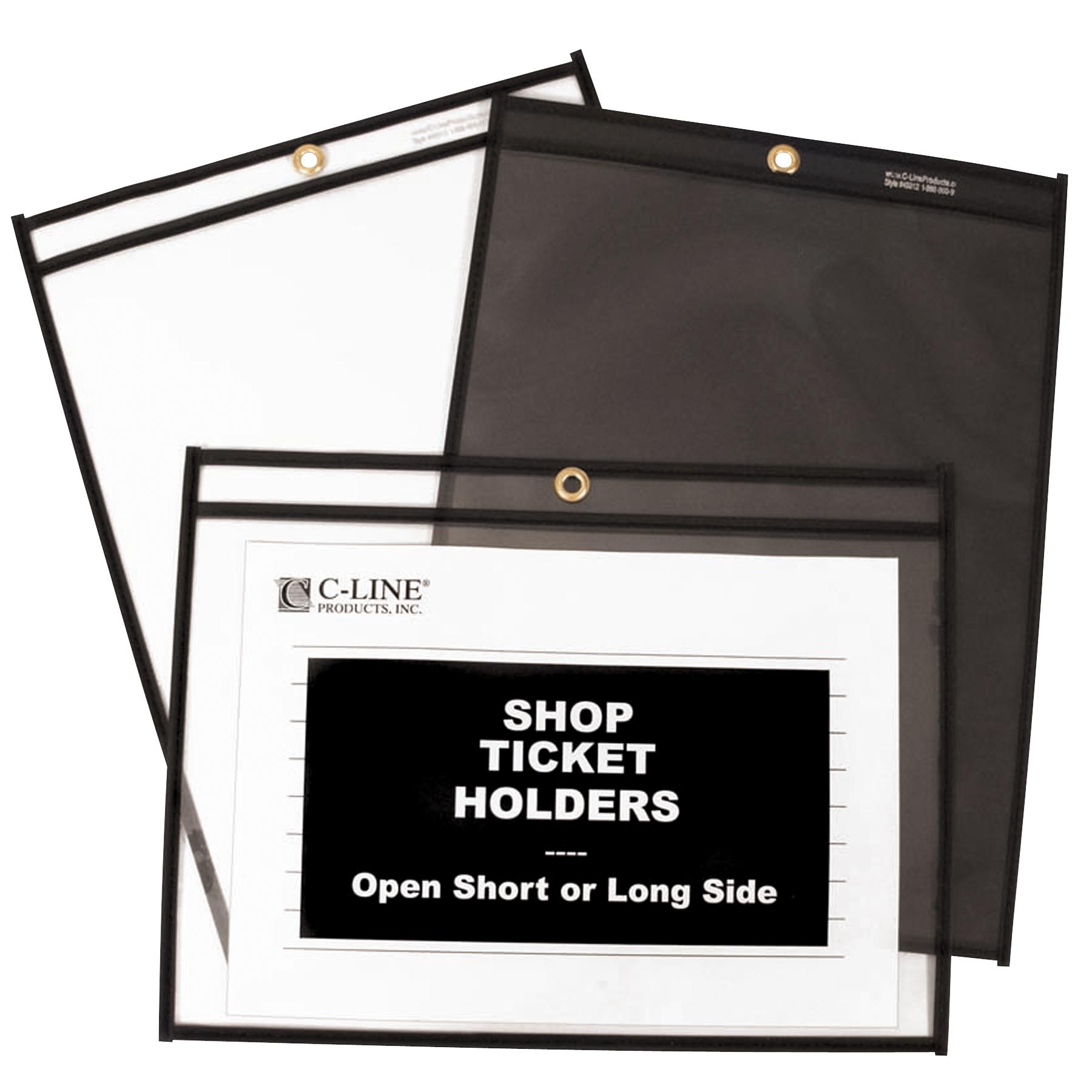 thumbnail image 2 of Shop Ticket Holders 50-Sheet Capacity - Clear Vinyl Document Protectors 8.5x11 2 of 14