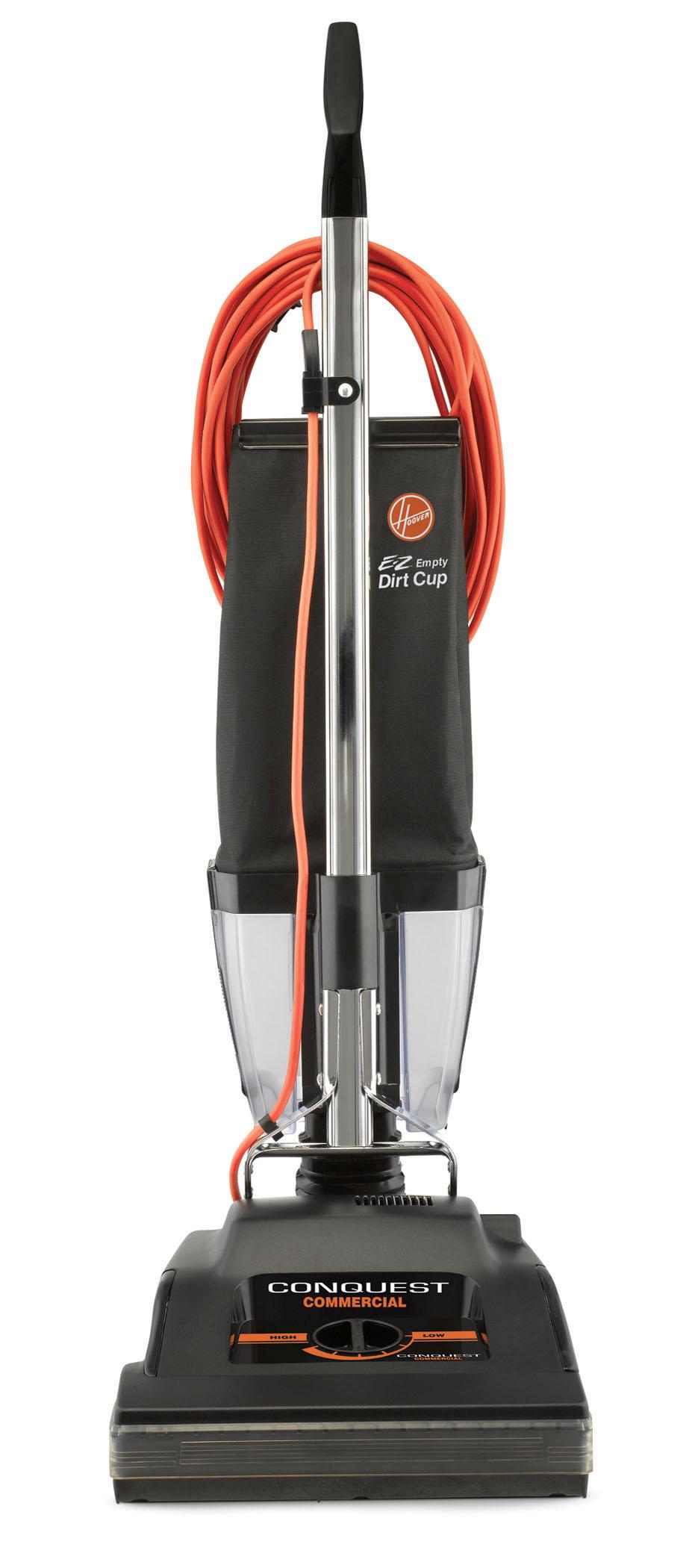 Hoover Commercial C1800010 Conquest Bagless Upright Vacuum with 14