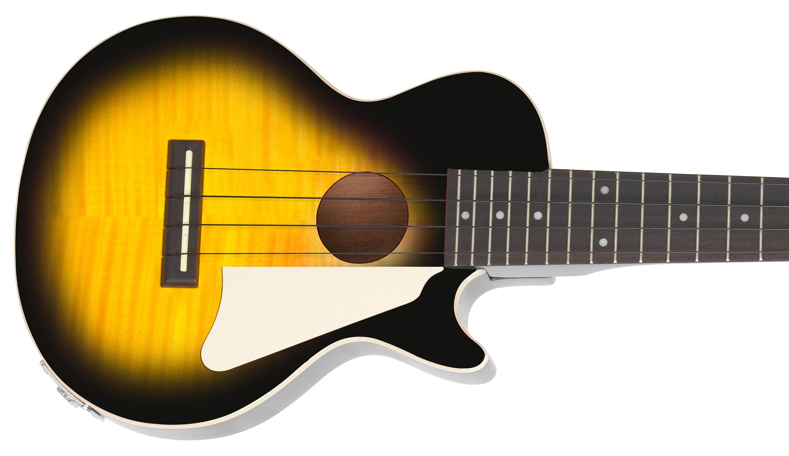 Epiphone Les Paul Acoustic/Electric Ukulele Outfit Heritage