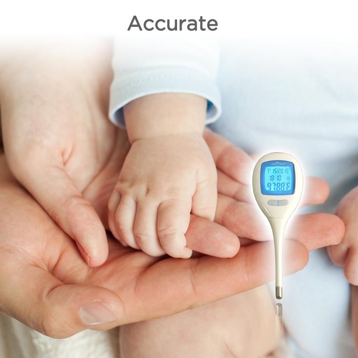 EasyHome Digital Oral Basal Thermometer with Large Backlit