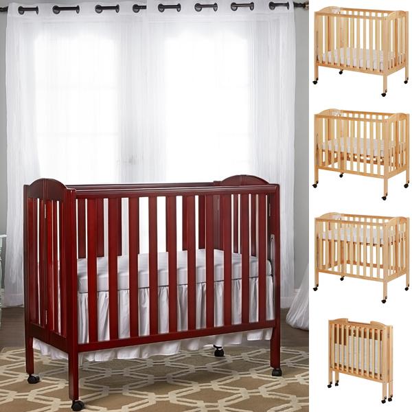 Dream On Me 3 in 1 Portable Folding Stationary Side Crib