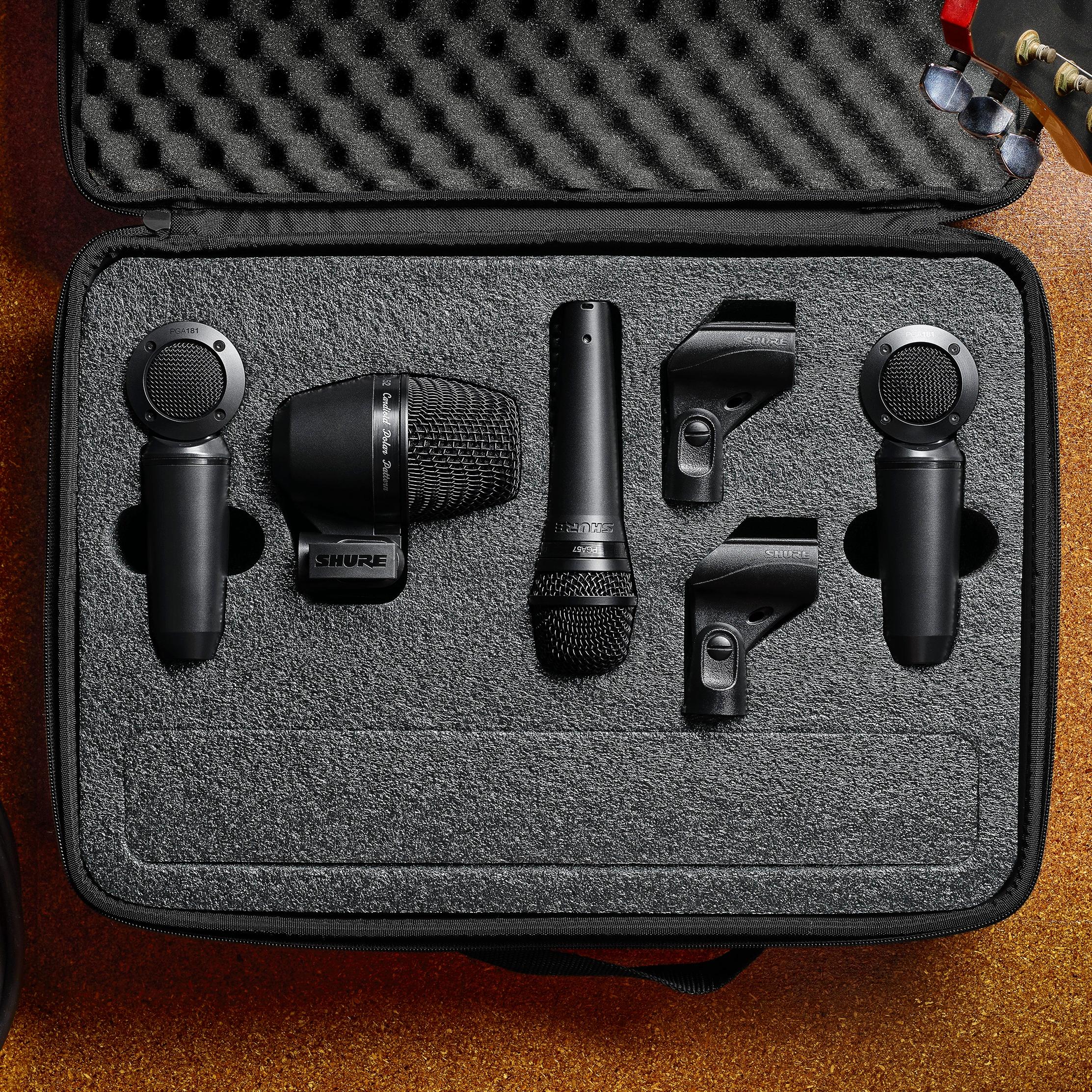 Shure PGASTUDIOKIT4 4Piece Studio Microphone Kit Musical