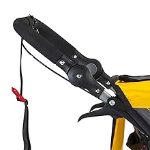 bob ironman stroller yellow