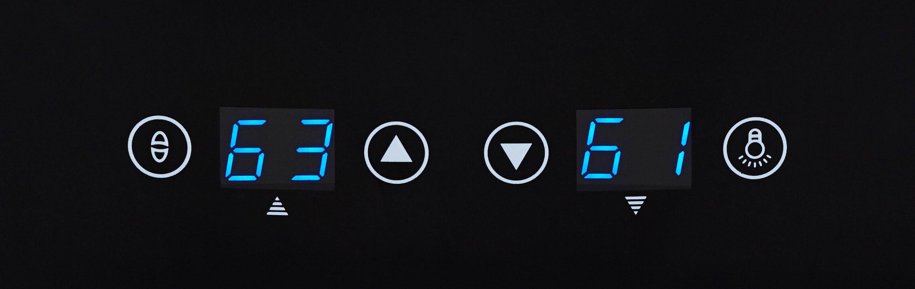 Haier 12Bottle Dual Zone Curved Door with Smoked Glass