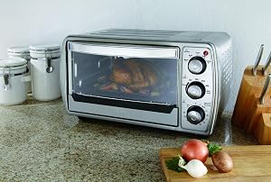 Amazon.com: Oster tssttvcg02 Oster 6 convección Slice tostador horno con  integrado BROIL rack, acero inoxidable cepillado : Hogar y Cocina