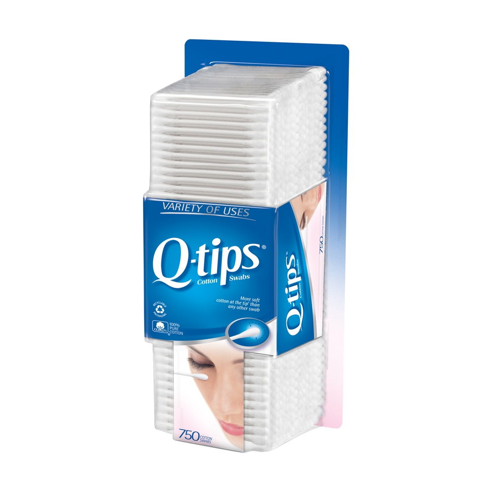 Qtips Cotton Swabs, 750 ct Q Tips Beauty