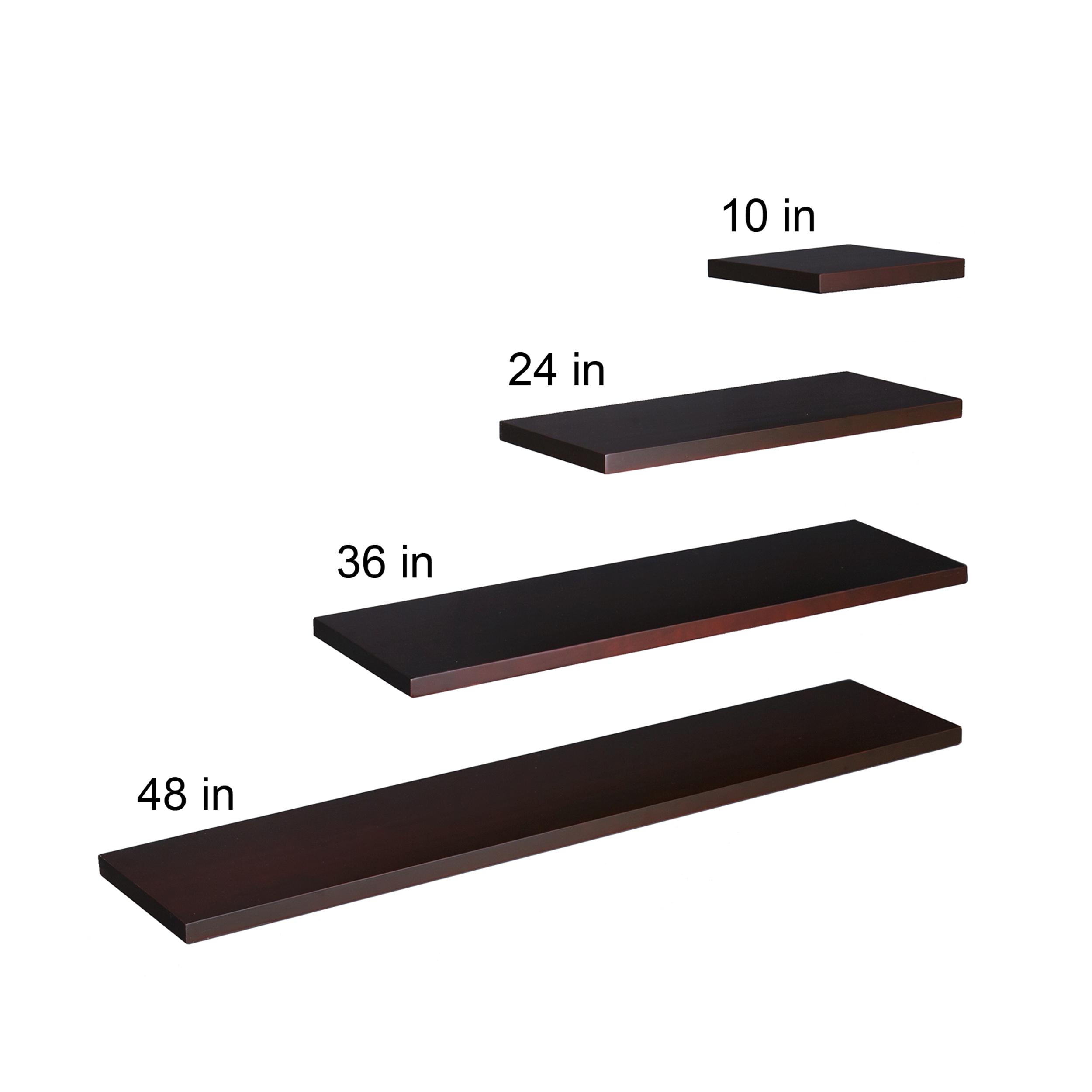 Southern Enterprises Aspen Floating Wall Shelf 48" Wide