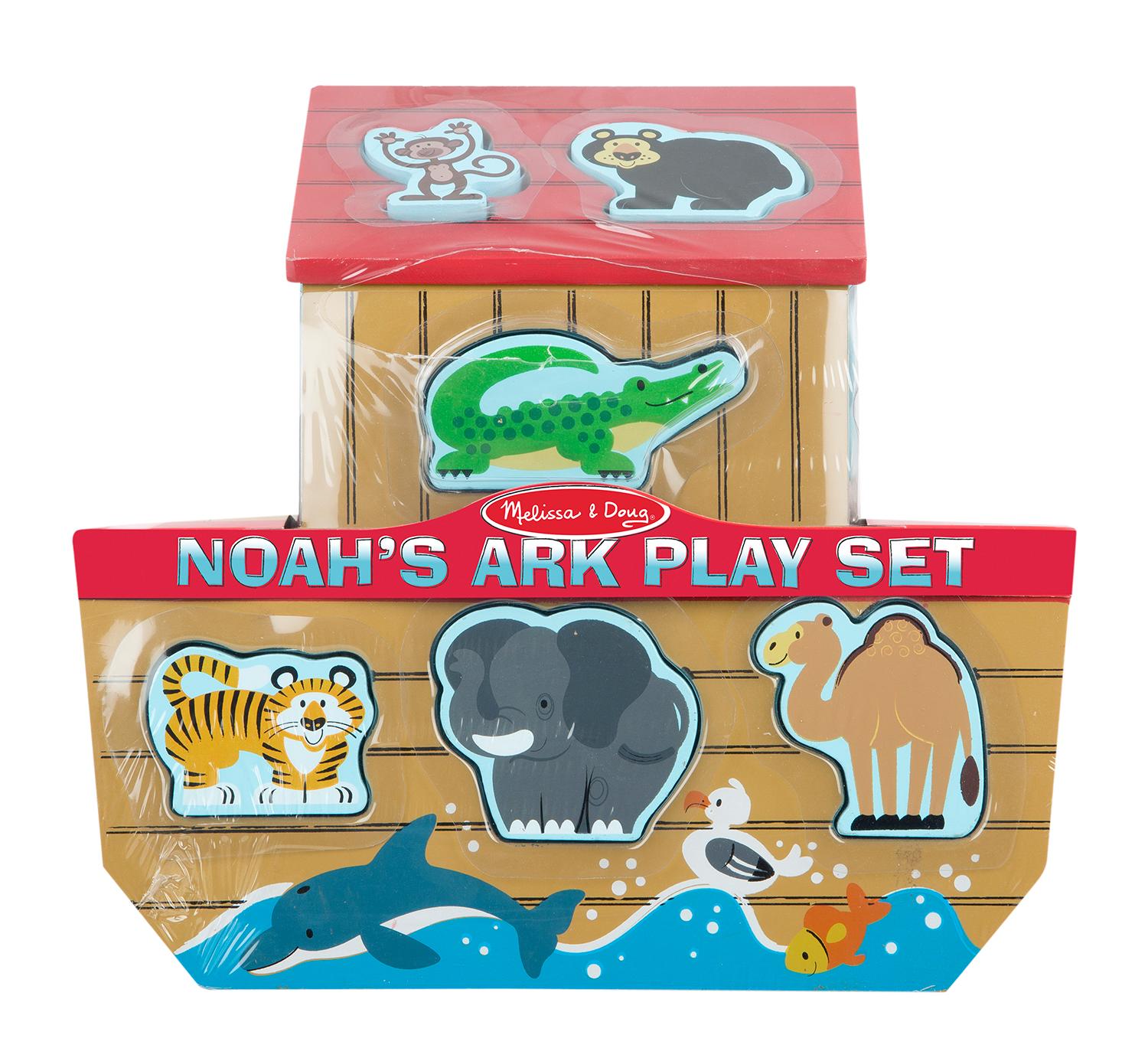 Melissa & Doug Noah's Ark Wooden Shape Sorter Educational