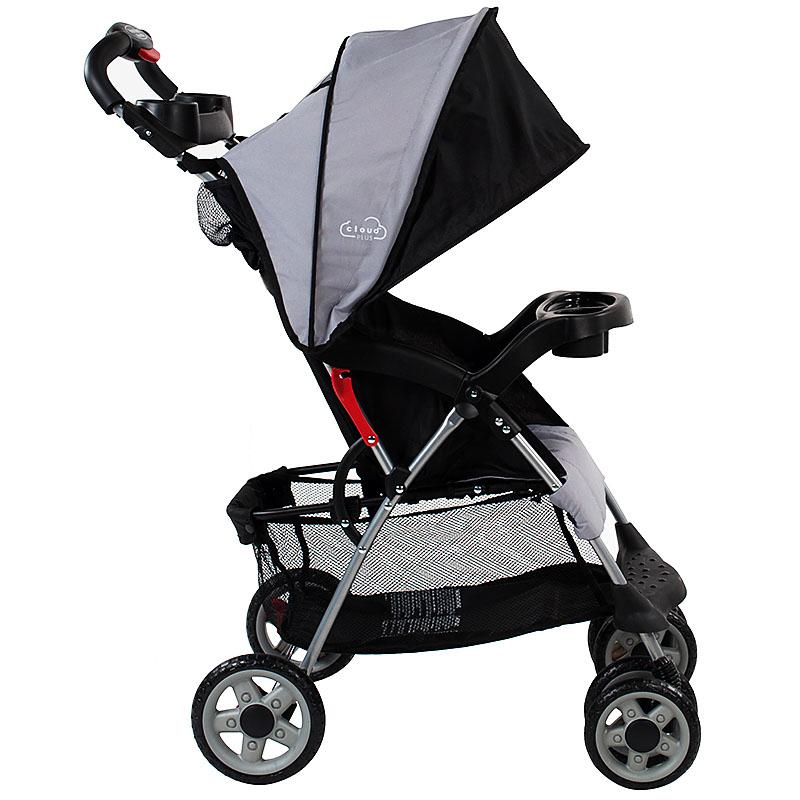 Kolcraft Cloud Plus Lightweight Stroller, Slate Baby