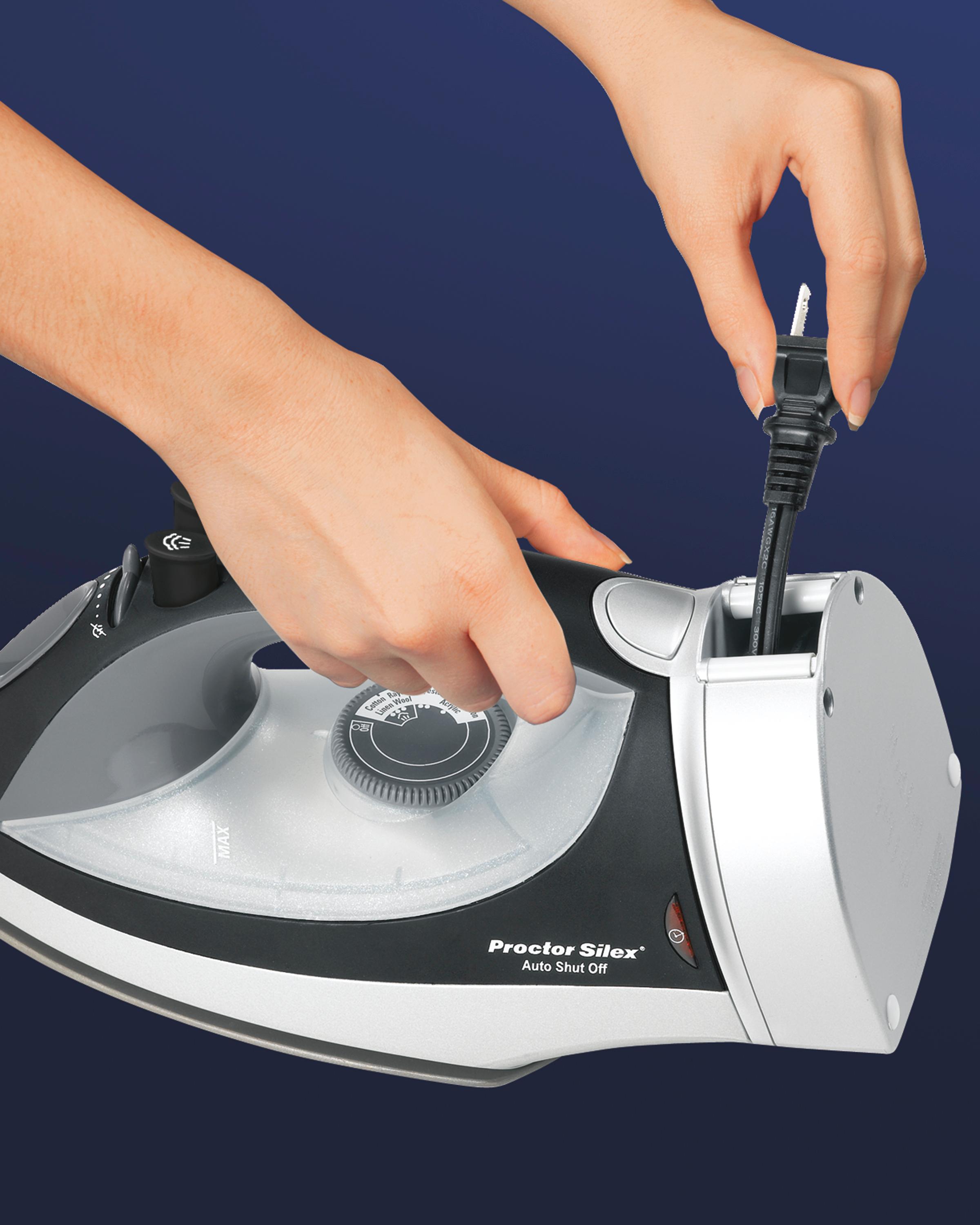 HAMILTON BEACH 14210R NonStick Clothes Iron with Retractable Cord Home & Kitchen