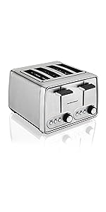 2 4 slice toasters oster cuisinart stainless steel bread bagel two four large digital compact best