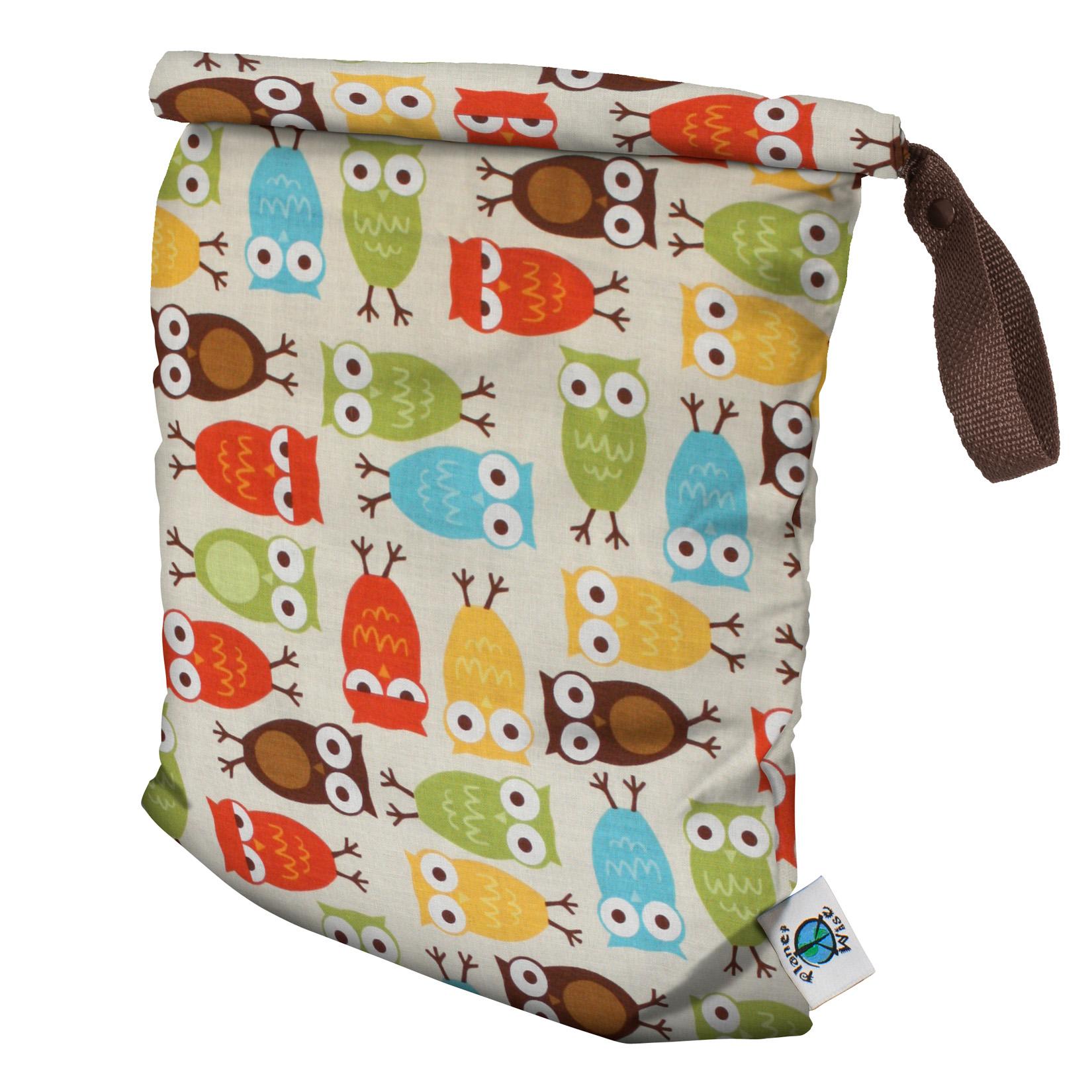 Wise Roll Down Wet Diaper Bag, Laughing Leaf