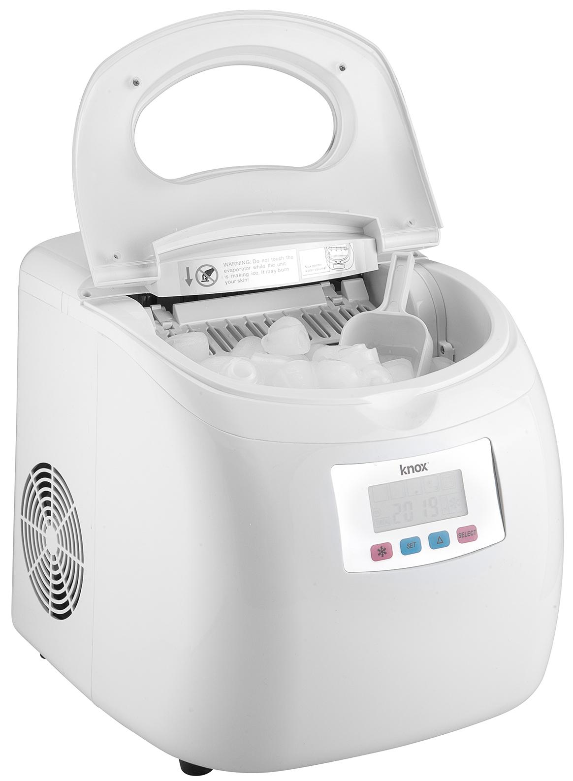 Knox Gear Portable Compact Ice Maker w/LCD Display (Silver) 2.8Liter Water