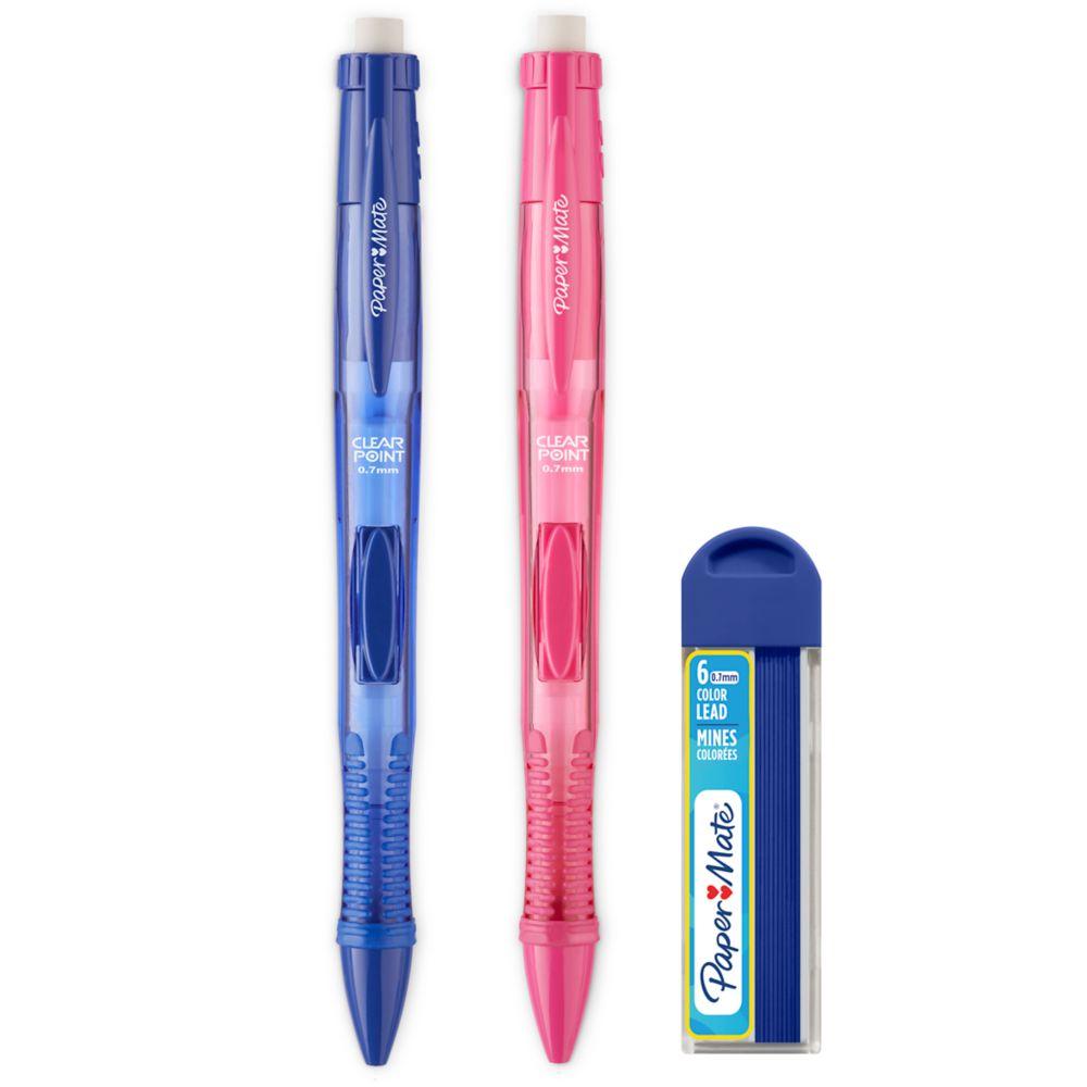 Paper Mate Clearpoint Color Leads Mechanical Pencils and