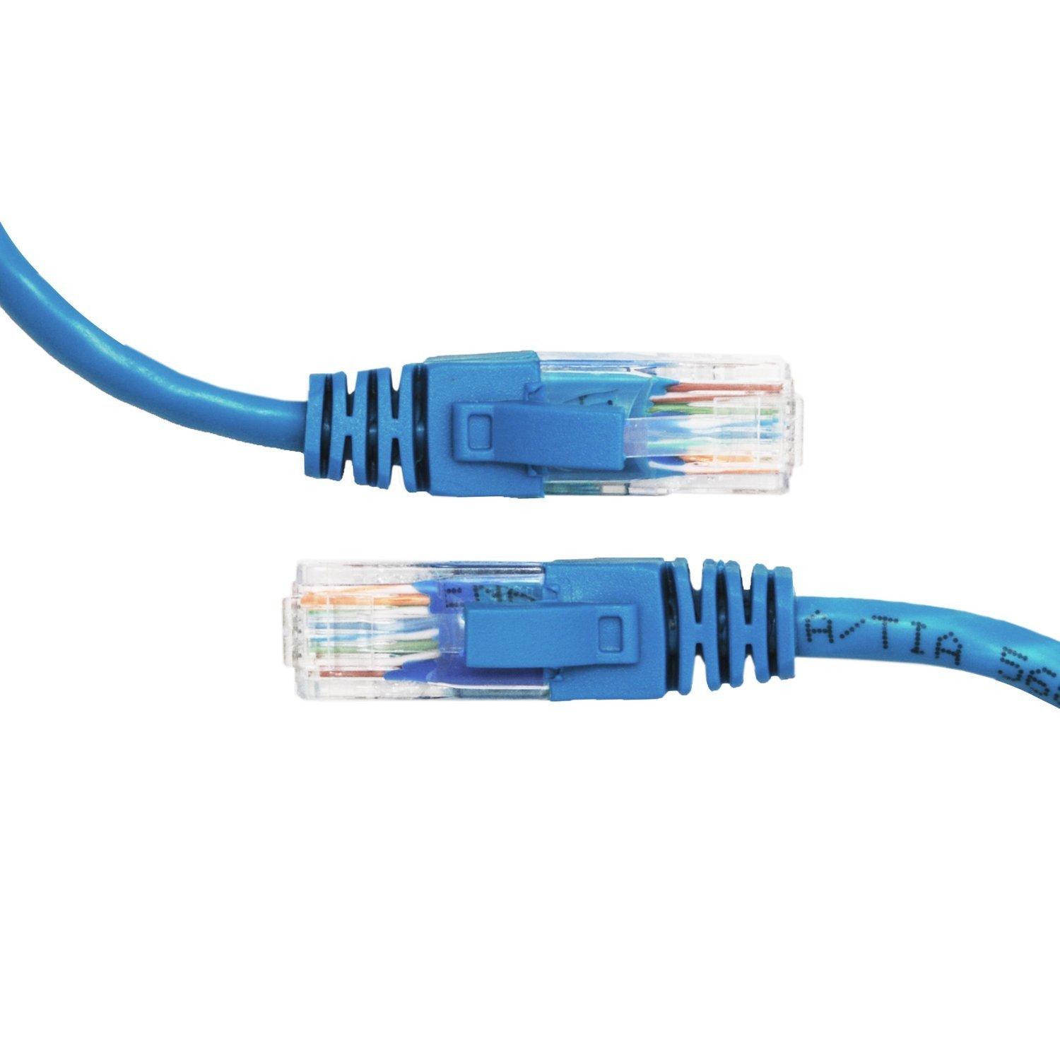 OTRON Networking Cat5e Patch Cable (50 Feet) Blue RJ45