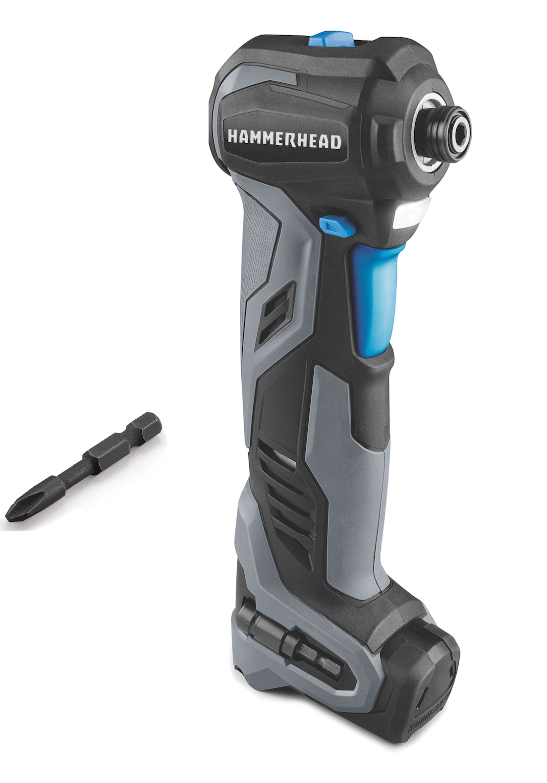 HAMMERHEAD HCID12030 12V Compact Impact Driver/Auto Hammer with 30pc