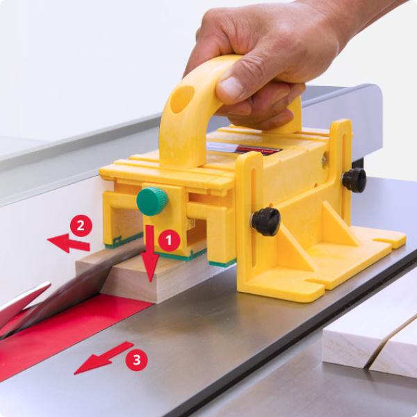 GRRRIPPER 3D Pushblock for Table Saws, Router Tables, Band Saws, and
