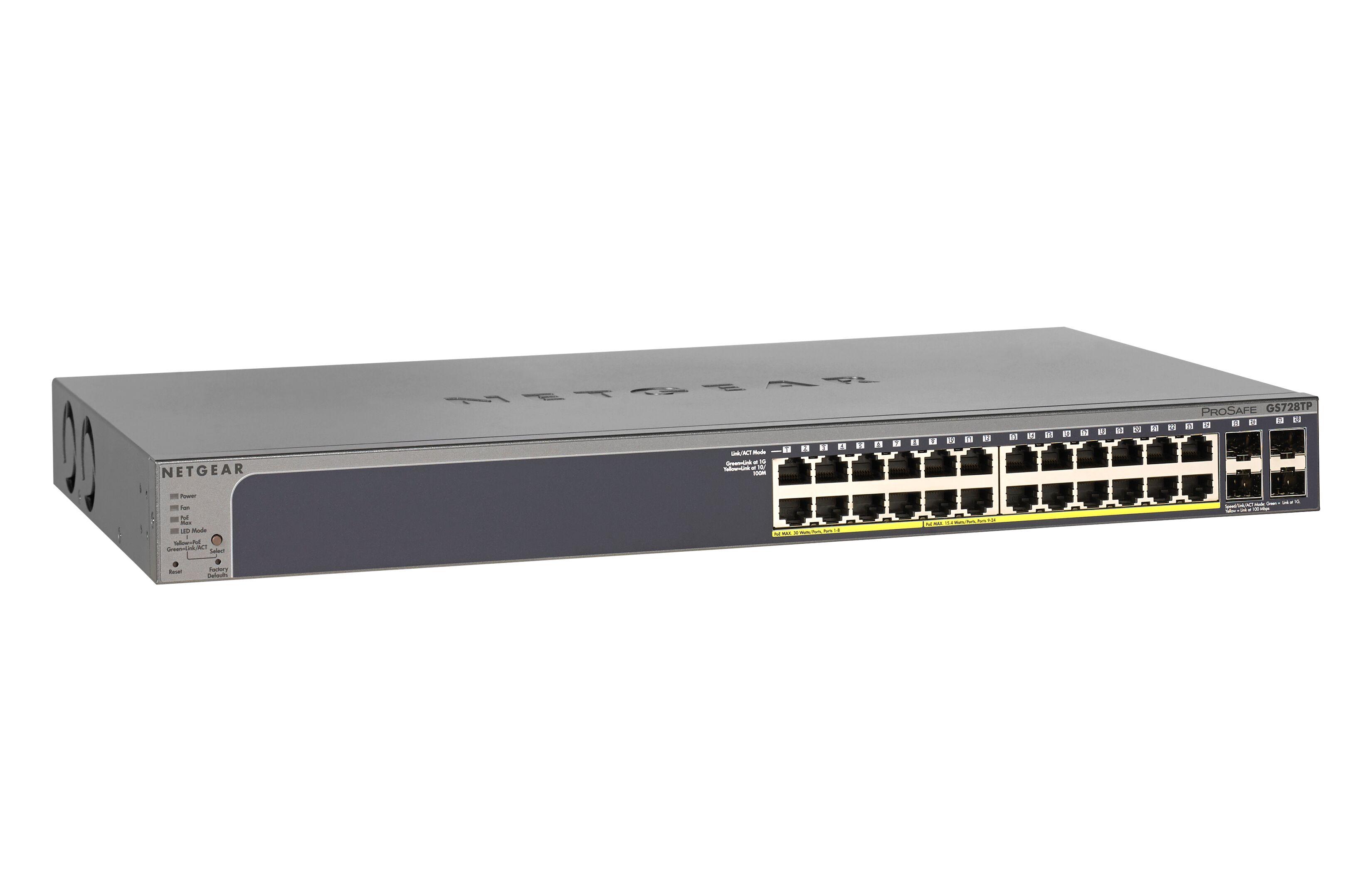 50 port network switch ProSAFE NETGEAR PoE Smart Gigabit Amazon.com: Port 24