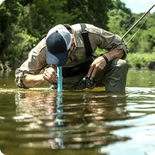 Lifestraw Personal Water Filter; ultralight and compact. Drink right from the nearest river or pond.