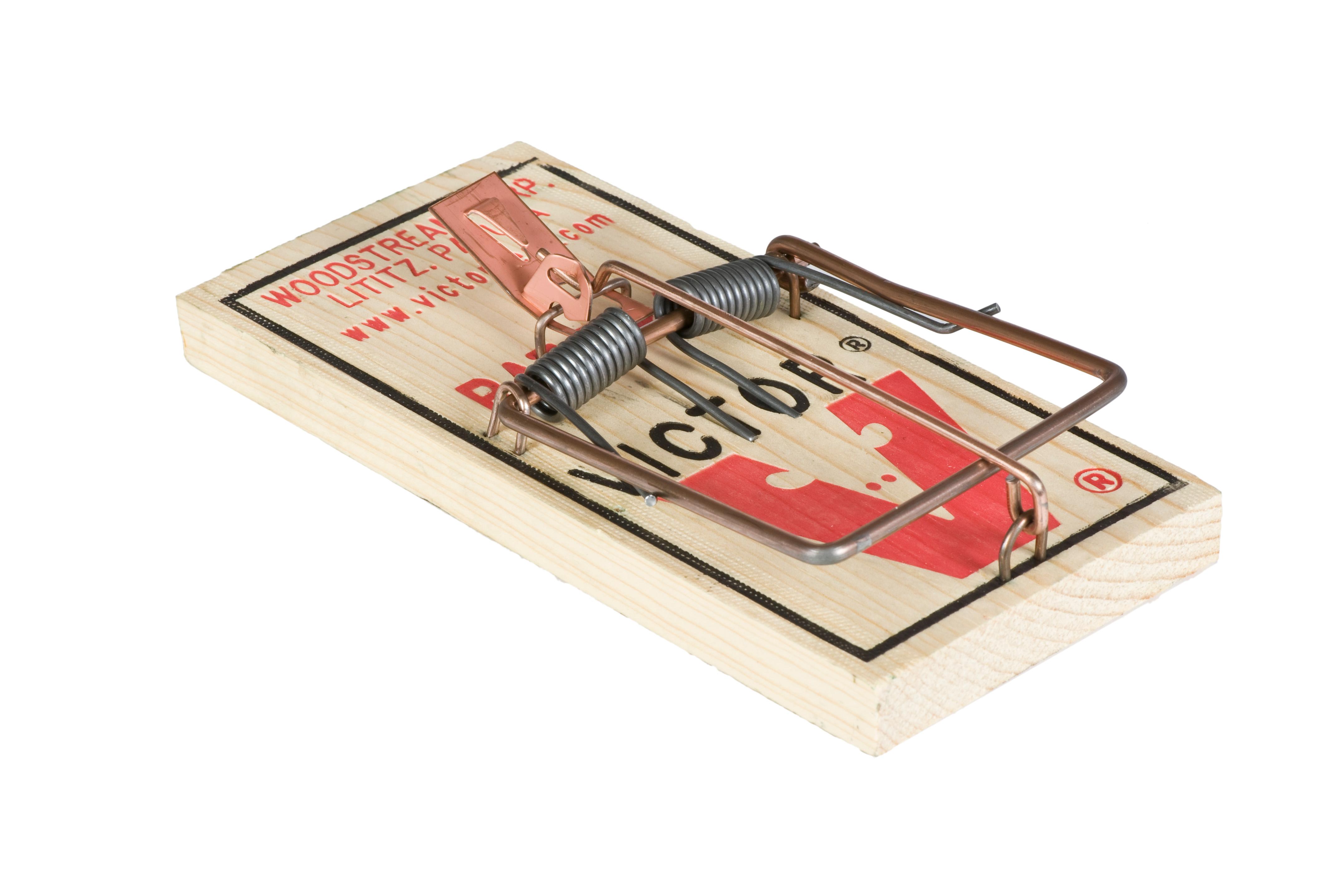 Victor Metal Pedal Rat Trap 1 Trap M201 Wood Rat Trap