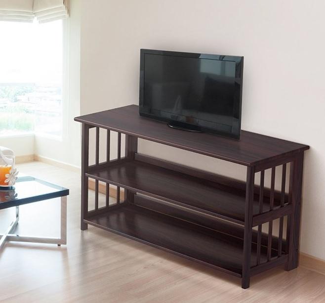 StonyEdge TV Stand and Bookshelf with USB Port, 42 Inch