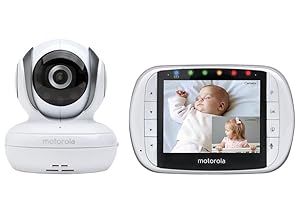 Motorola MBP36S Remote Wireless Video Baby Monitor with 3.5-Inch Color..