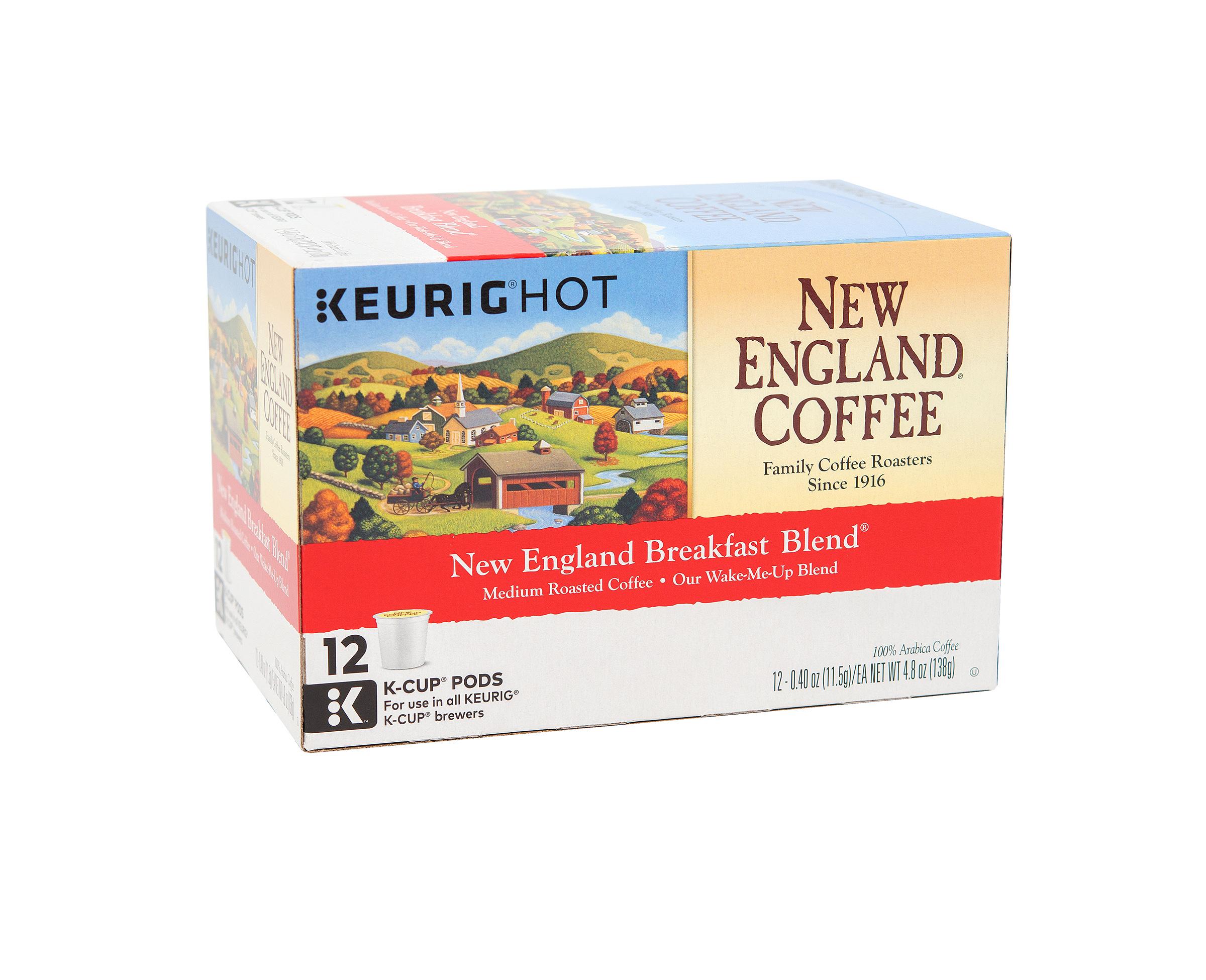 New England Coffee Hazelnut Creme (Pack of 72) Grocery