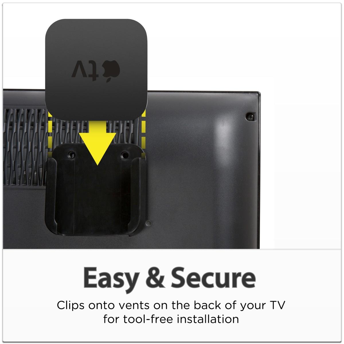 TotalMount Apple TV Mount with 2nd and 3rd generation Apple TVs