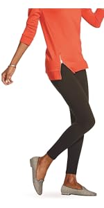 Cotton Legging, no nonsense cotton legging, value legging, layering pant, stretch pant