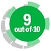 9 out of 10