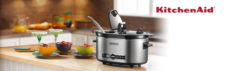 KitchenAid KSC6223SS 6Qt. Slow Cooker with Standard Lid