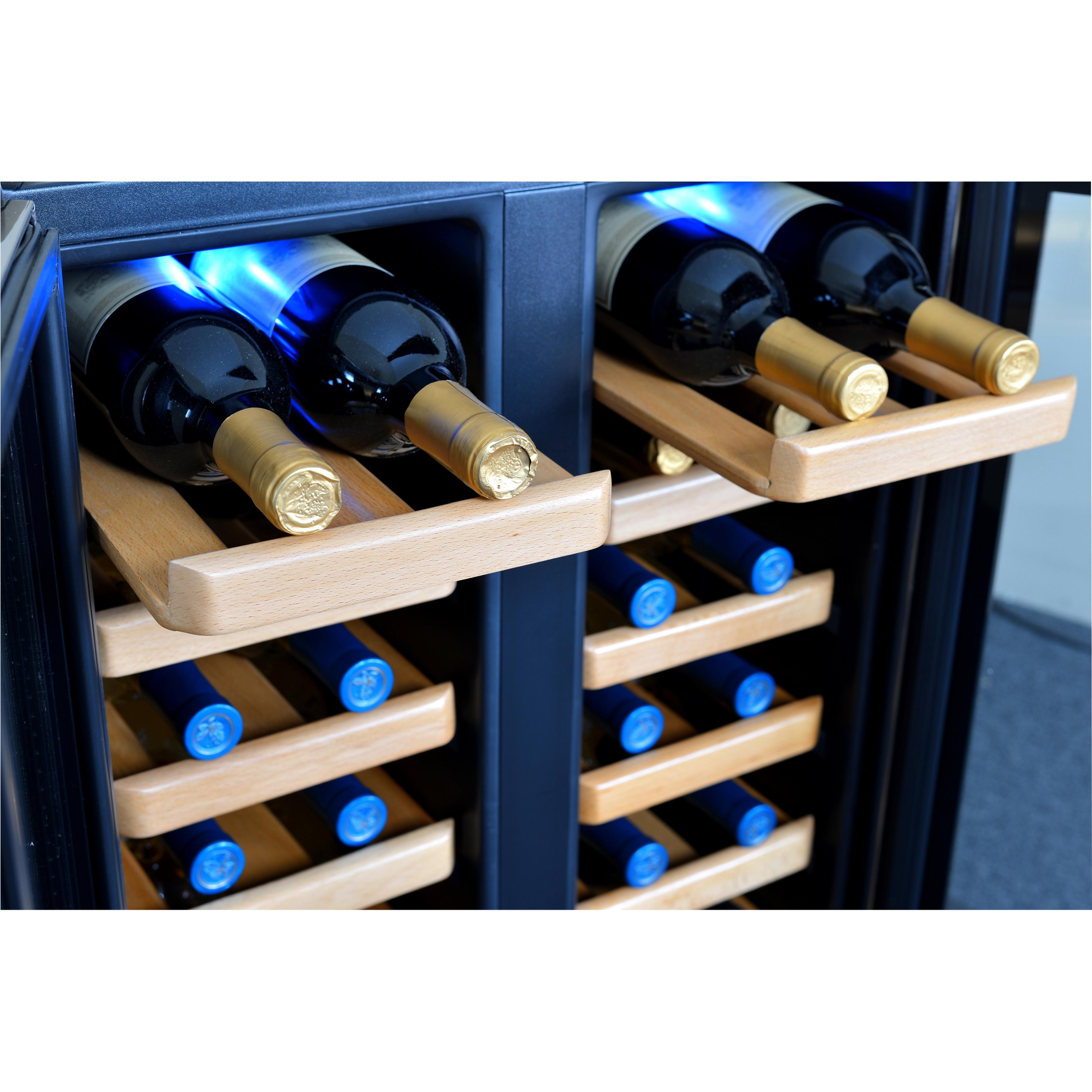 NewAir AW321ED 32 Bottle Dual Zone Thermoelectric Wine