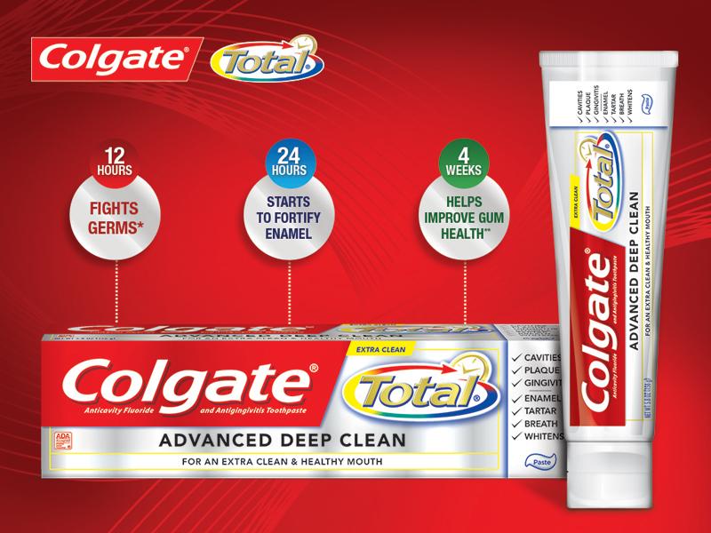 Colgate Total Advanced Deep Clean Toothpaste, 4 Ounce (Pack