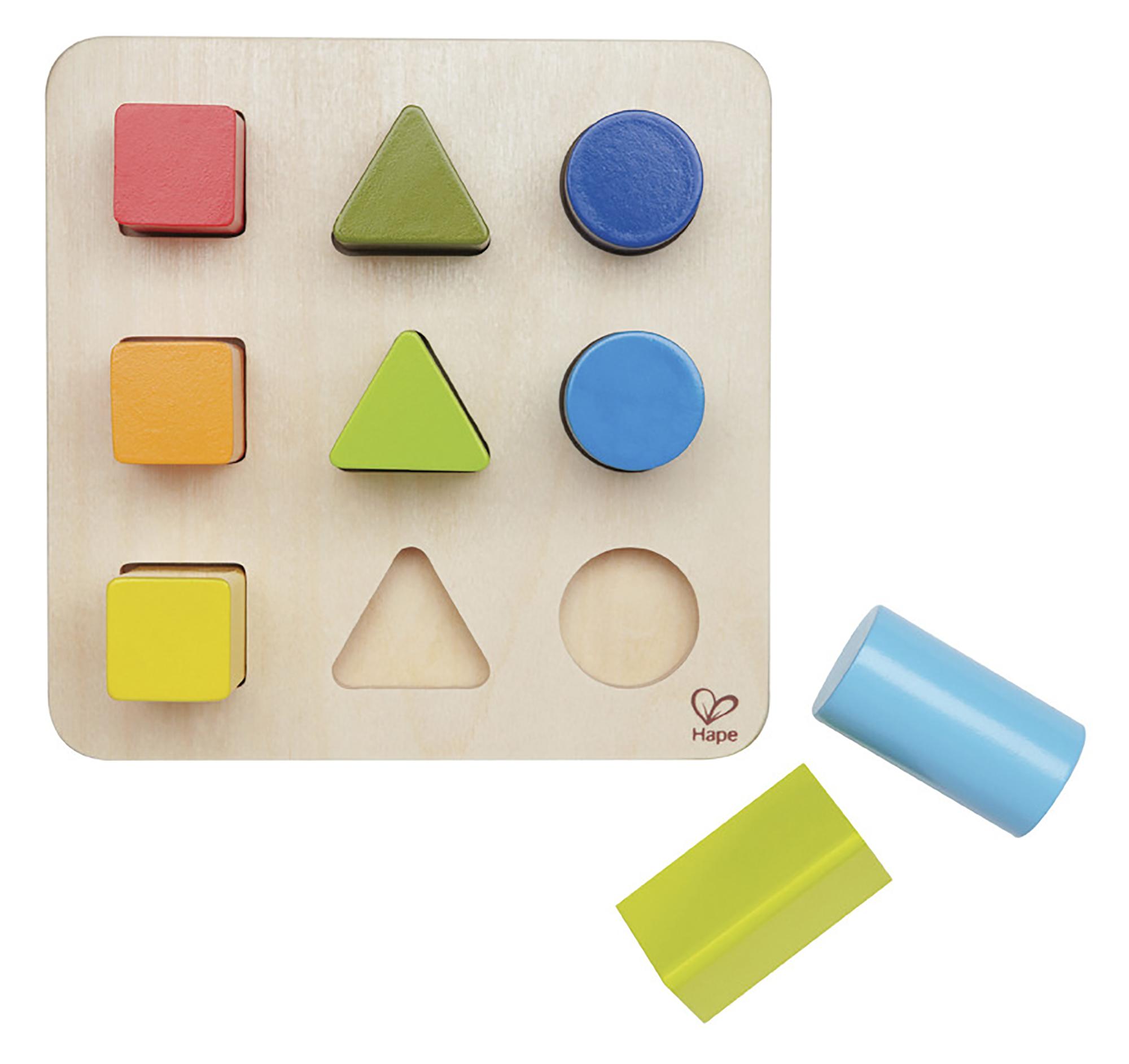 Hape Color and Shape Wooden Block Sorter Toys & Games