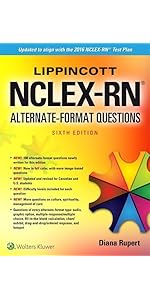 Lippincott Nclex Rn Alternate Format Questions 9781496325310 Medicine Health Science Books Amazon Com