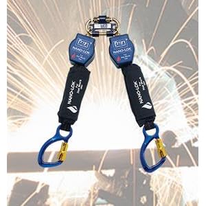 Bеѕt Cуbеr Dеаlѕ 🔥 3M DBI-SALA Nano-Lok Hot Work, 3101501 6' Twin Leg Connector with Steel Rebar Hook Ends, Blue/Black