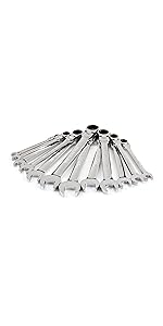 ratcheting combination wrench, ratcheting wrench, 6 point, box end wrench, flex head wrench, wrench